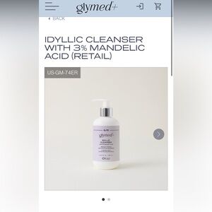Glymed+ Idyllic Cleanser with Mandelic Acid